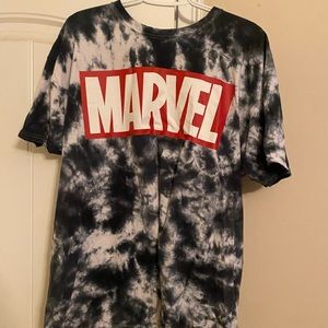 Tie dye marvel t shirt